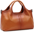 High-quality Waterproof Genuine Leather Handbag, Retro Portable Women's Shoulder Bag, Top Handle Crossbody Bag for Ladies
