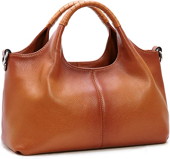 High-quality Waterproof Genuine Leather Handbag, Retro Portable Women's Shoulder Bag, Top Handle Crossbody Bag for Ladies
